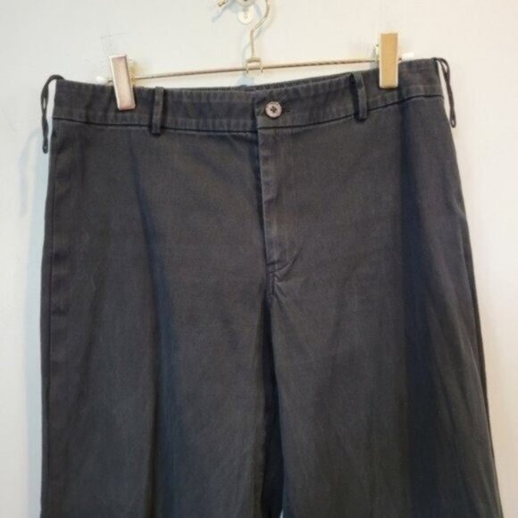 Ralph Lauren Collection Purple Label | High Rise Wide Leg Flare Pants Black - Picture 4 of 9